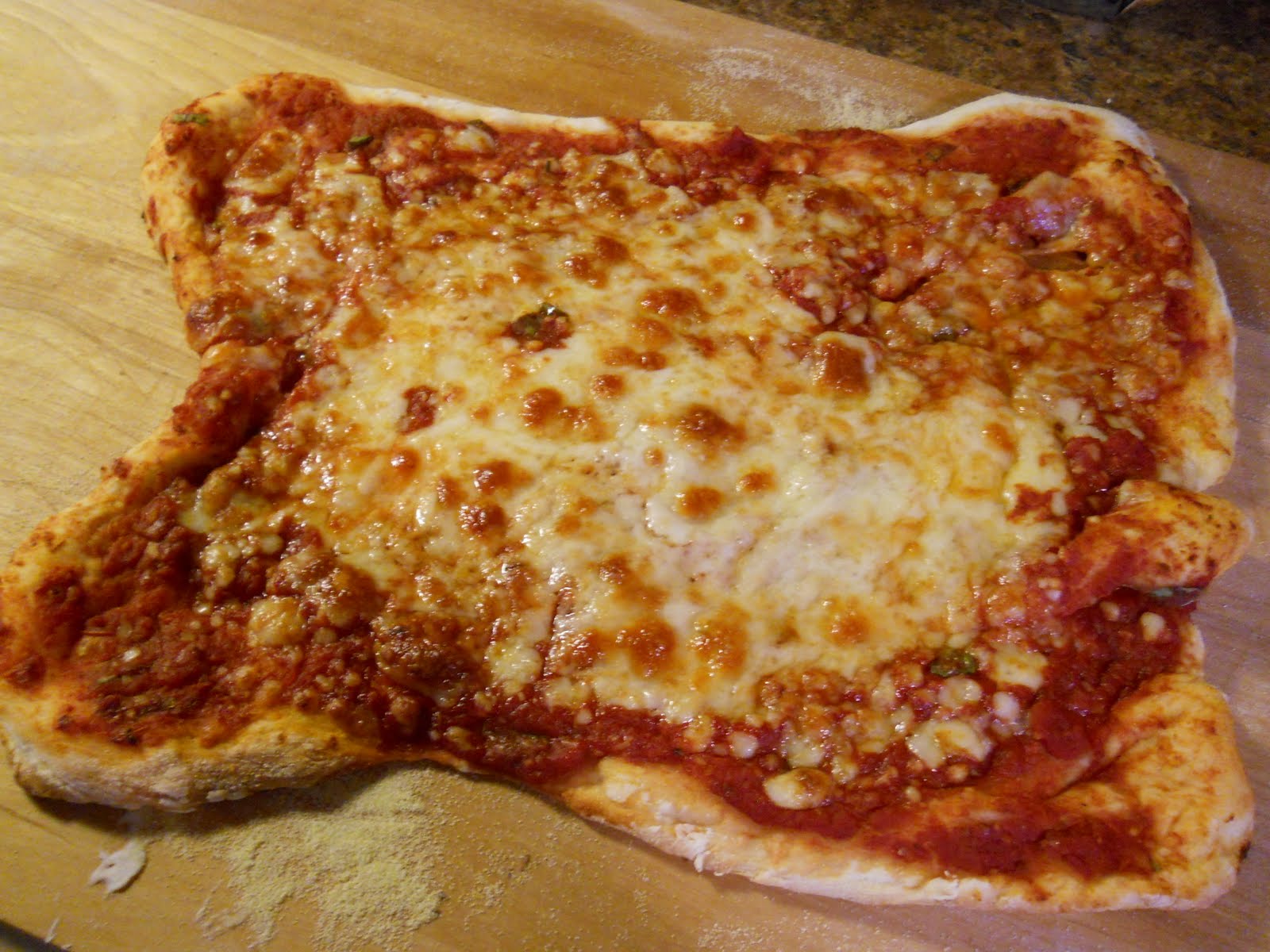 Eat cook and love Pâte à pizza, croûte mince