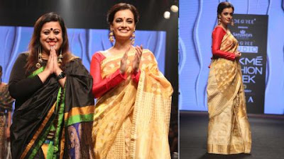 Diya-Mirza-walks-ramp-foor-sanjukta-dutta