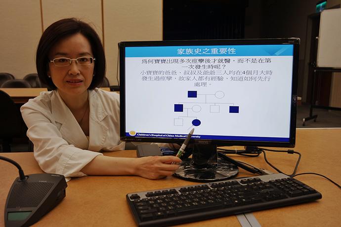 4月女嬰突癲癇 原是家族基因