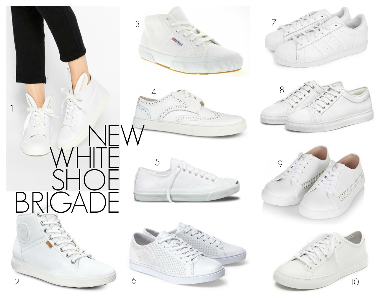 WHAT EVERY WOMAN NEEDS: WARDROBE 101: THE NEW WHITE SHOE BRIGADE