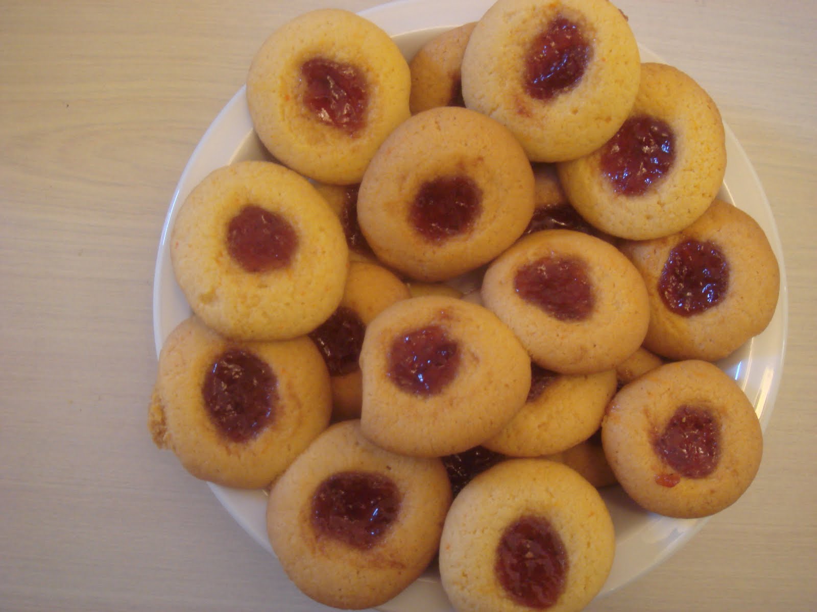 Life's little treasures Jam drop cookies