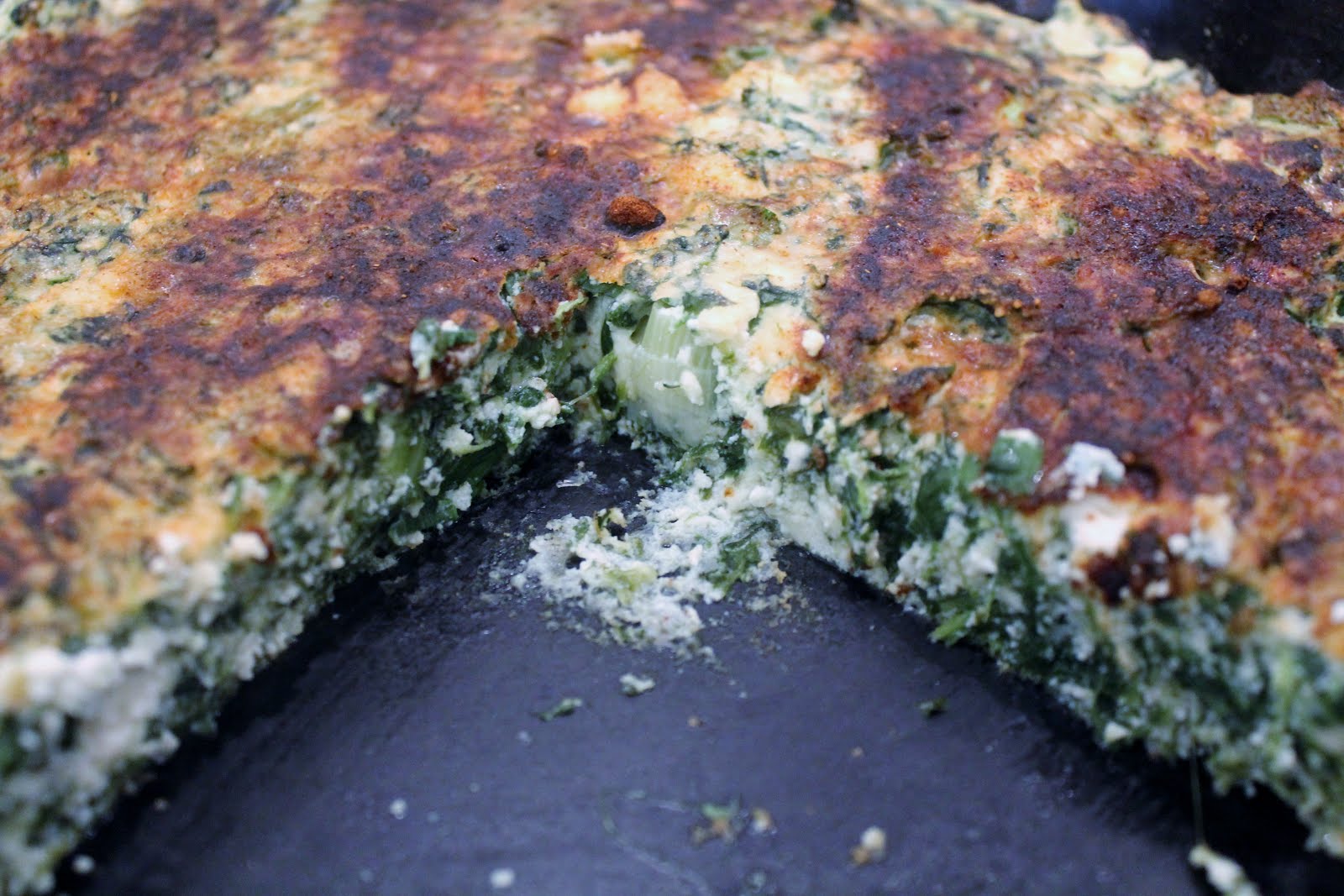 Key Ingredients: Crustless Spinach Quiche