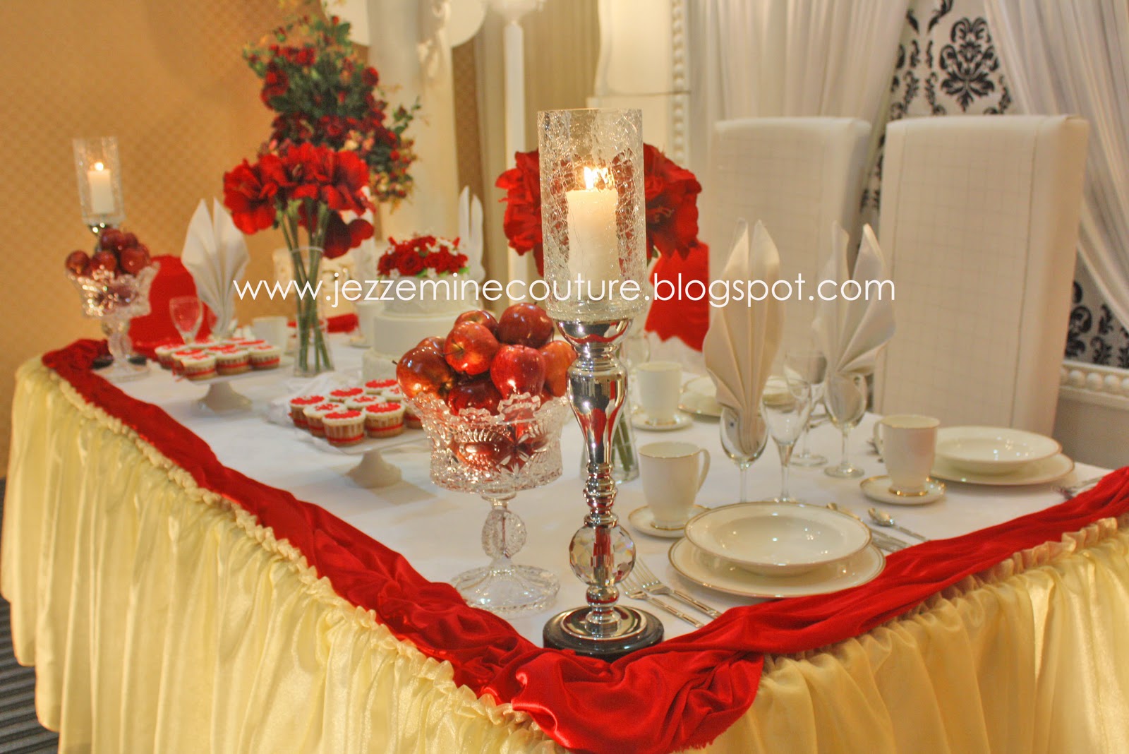 Jezzemine Couture: Dekorasi Meja Makan Pengantin 3