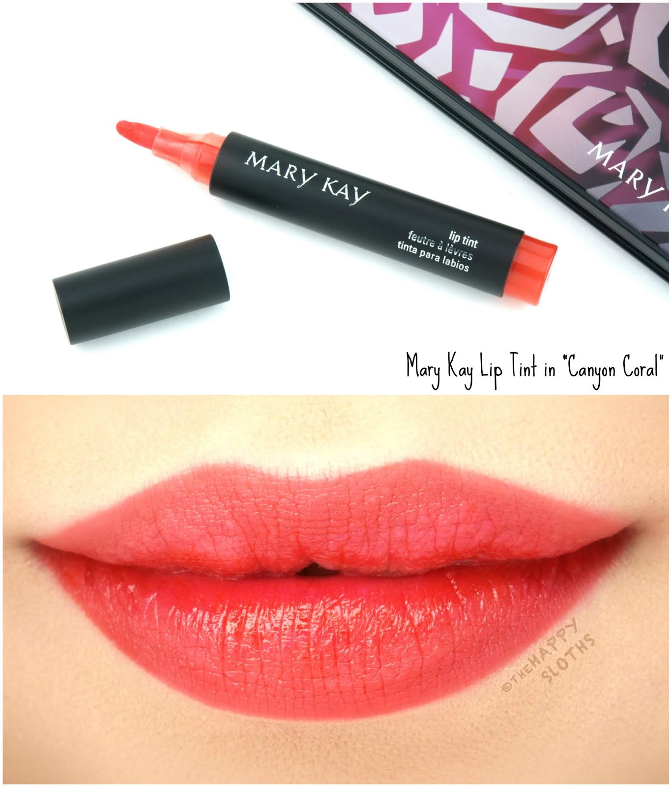 Mary Kay | Spring 2019 Lip Tint in "Canyon Coral": Review and Swatches