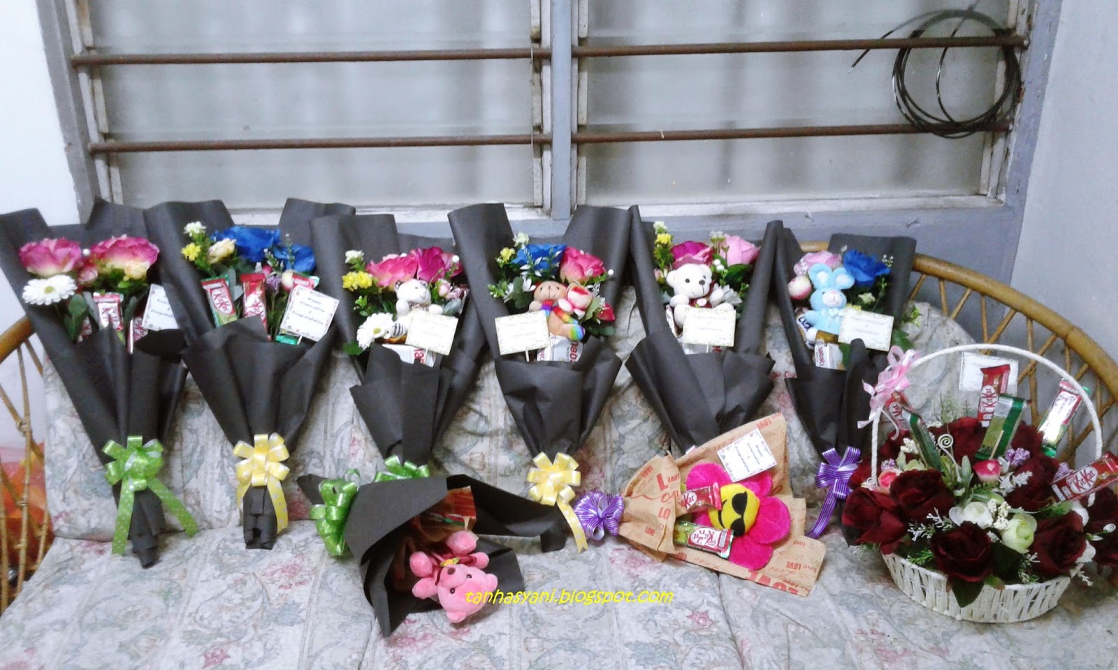 Cikhasyani Diy Bunga Konvo Flower Bouquet