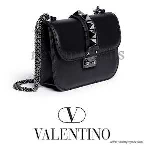 Crown Princess Victoria style Valentino Small chain shoulder bag