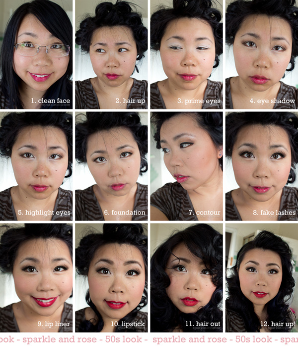 Sparkle and Rose: FOTD: 1950s Siren Look