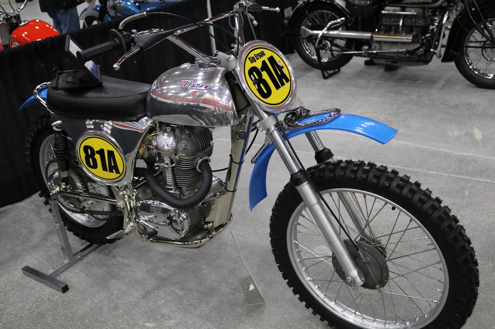 OldMotoDude 1971 Cheney Ducati MX sold for 27,500 at the 2017 Mecum