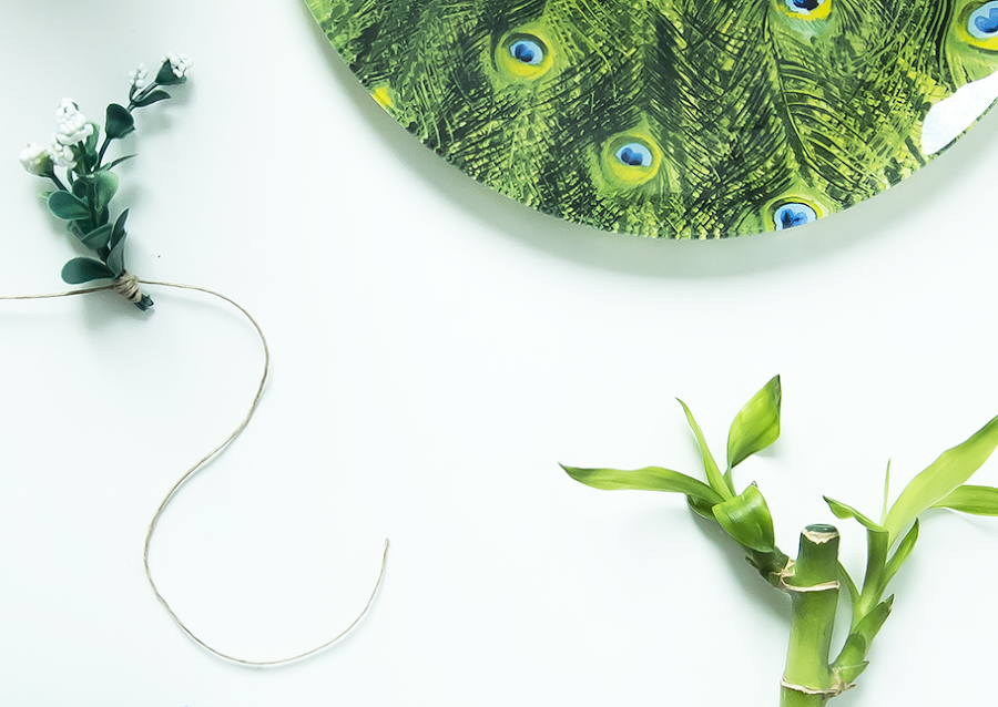 inspiración en color verde, knolling