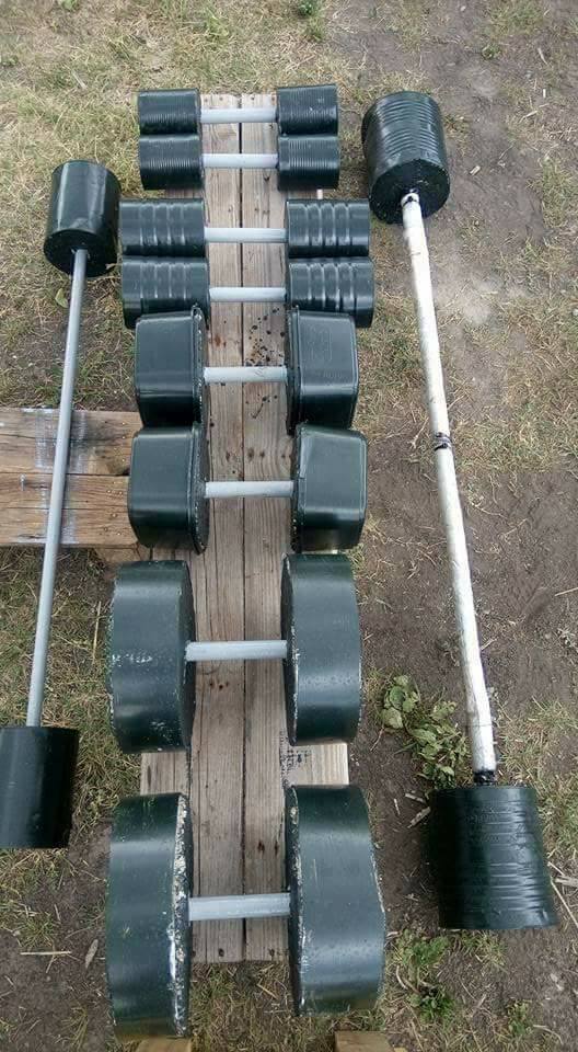 Hacer Ejercicio Fabricar Pesas Con Cemento Concreto Pesas Cemento