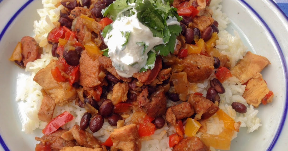 FEAST EVERYDAY Cuminscented Chorizo and Chicken with Black Beans