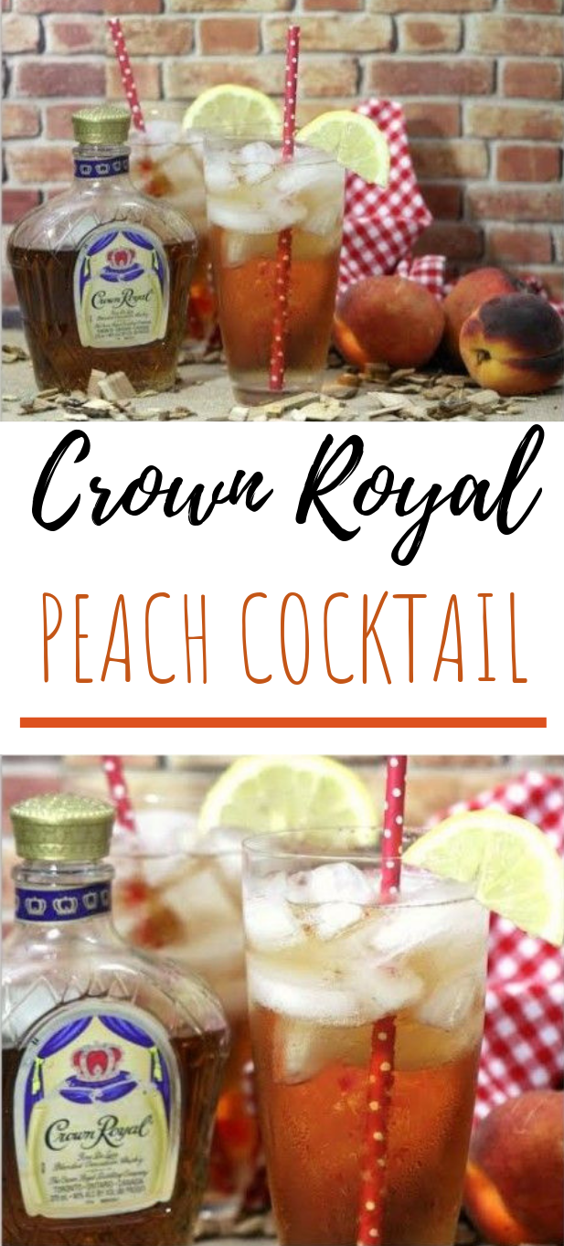 Royal Peach Cocktail #summerdrink #cocktail