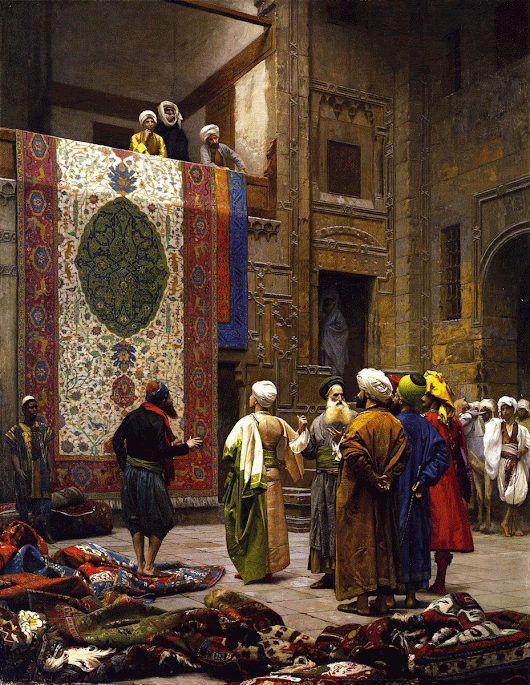 Carpet Merchant in Cairo by Jean-Léon Gérôme (1888)
