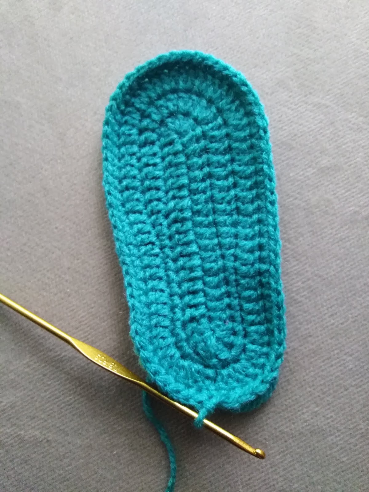 crochet soles for baby shoes