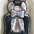 Baby/Child Portable Car Seat (KHAKI GRID)