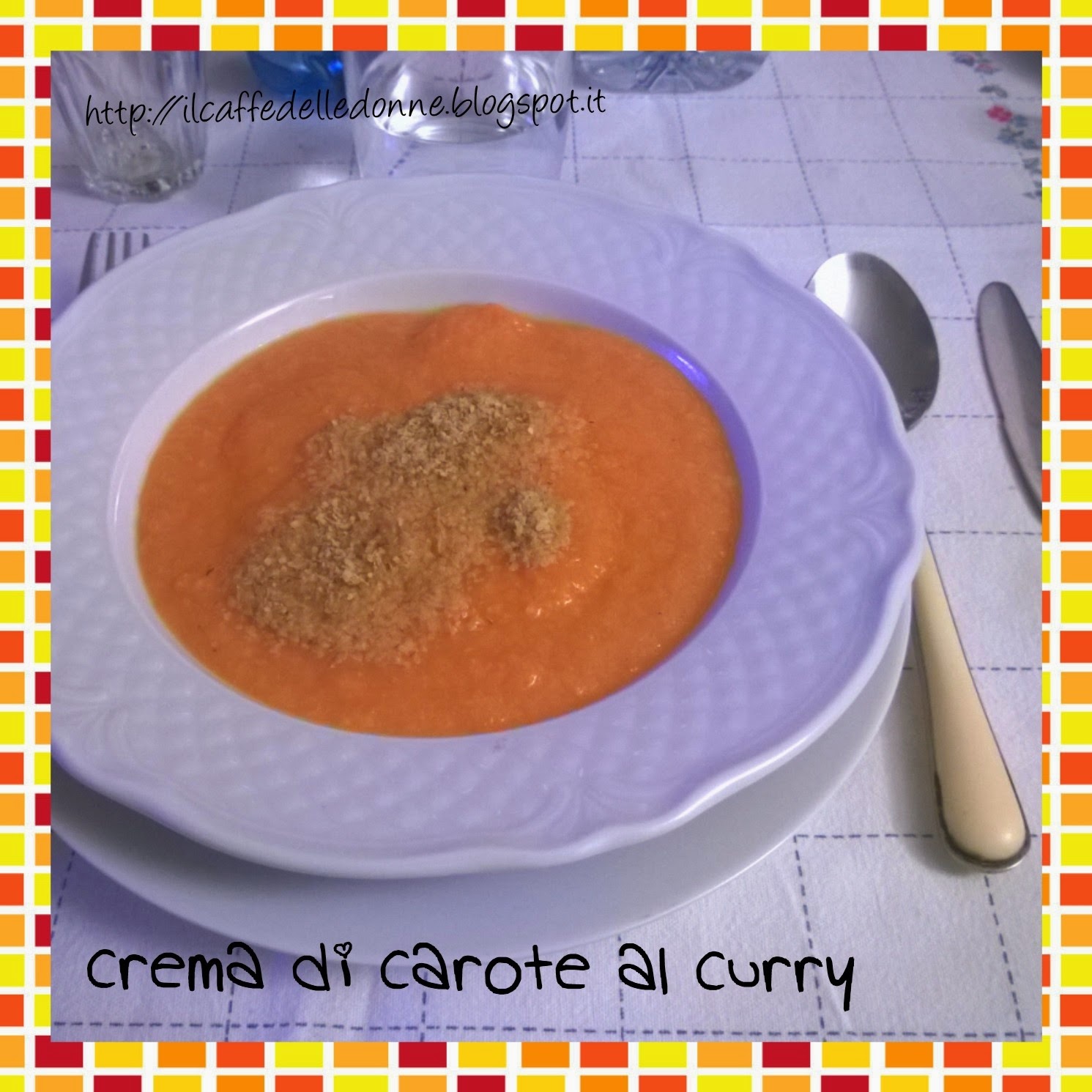 crema di carote al curry