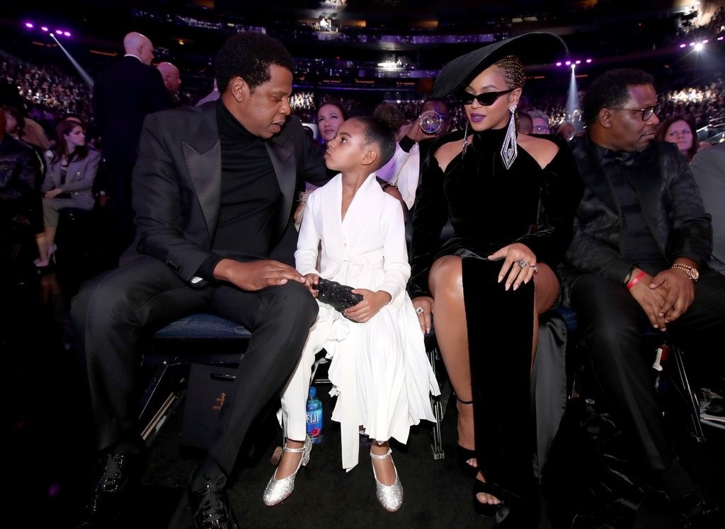 Jay Z and Beyoncé with daughter