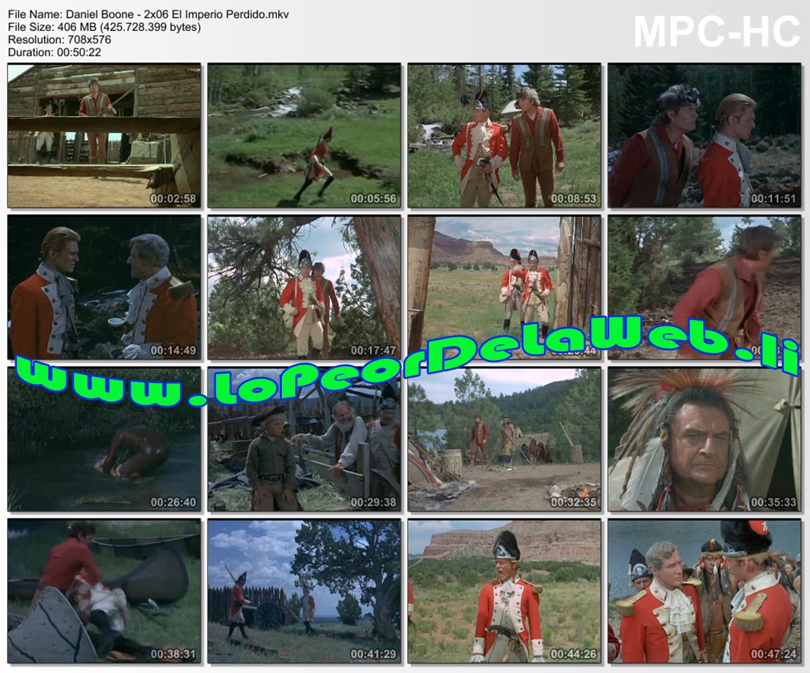 Daniel Boone - Temp. 2 Episodios 04 a 06 (Latino)