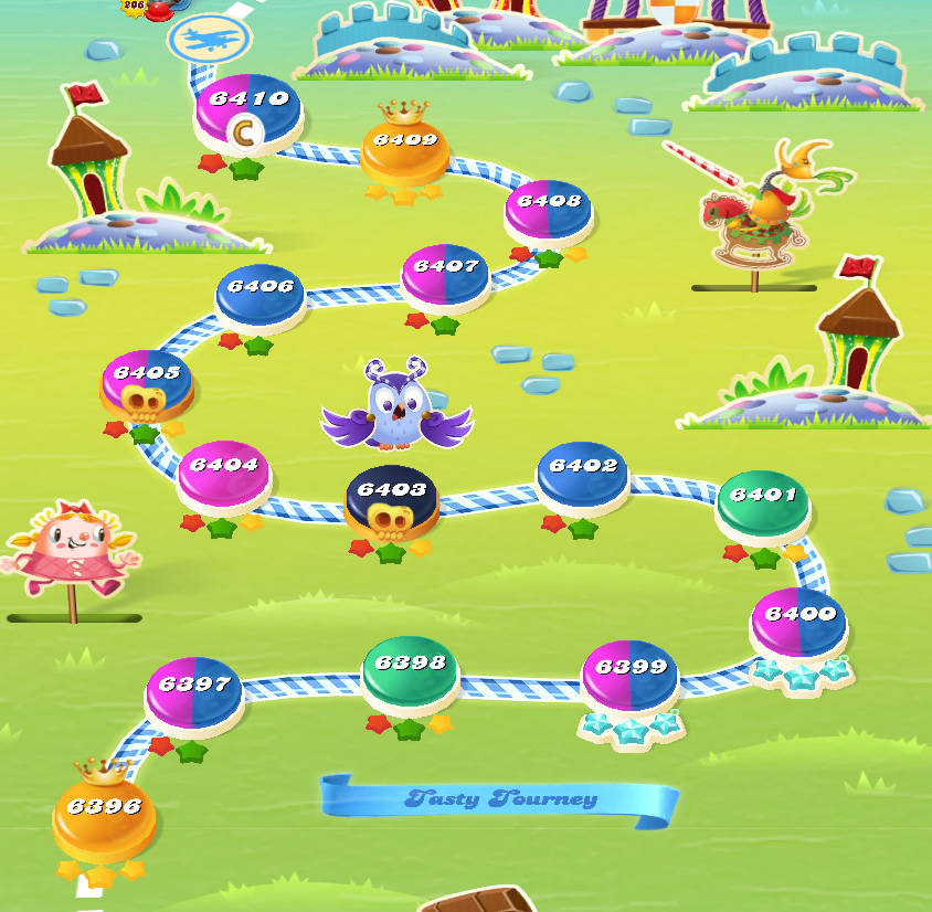 Candy Crush Saga level 6396-6410 Candy Crush Saga level 6396-6410
