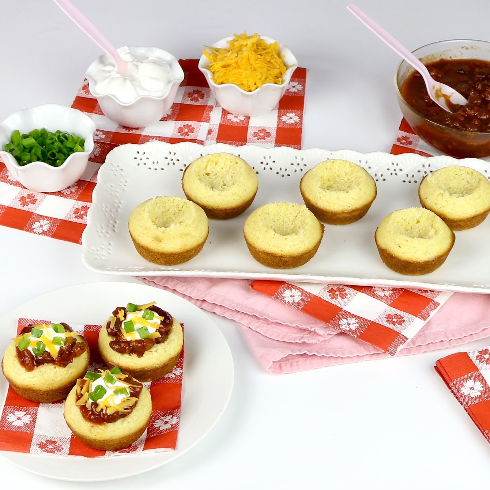 {VIDEO} Chili Filled Cornbread Muffins The Lindsay Ann