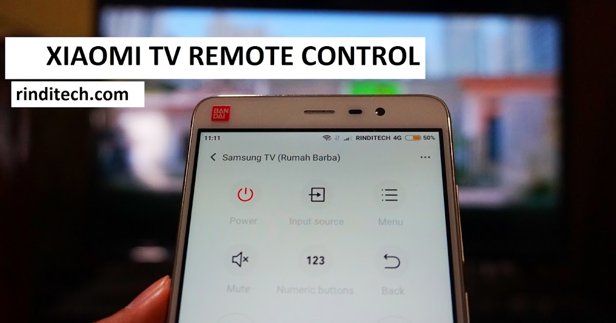 Aplikasi remot tv di hp xiaomi