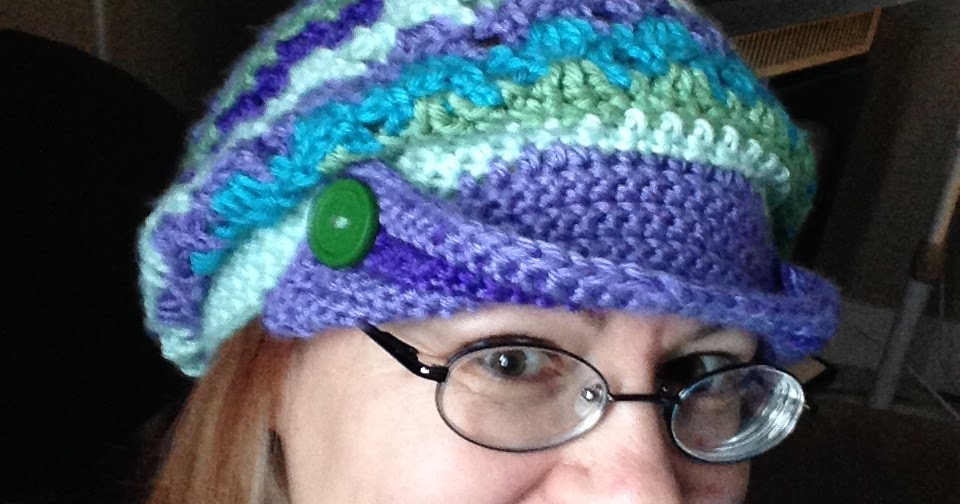 Chieftess Geekess: Crochet a newsboy slouchy hat: free pattern