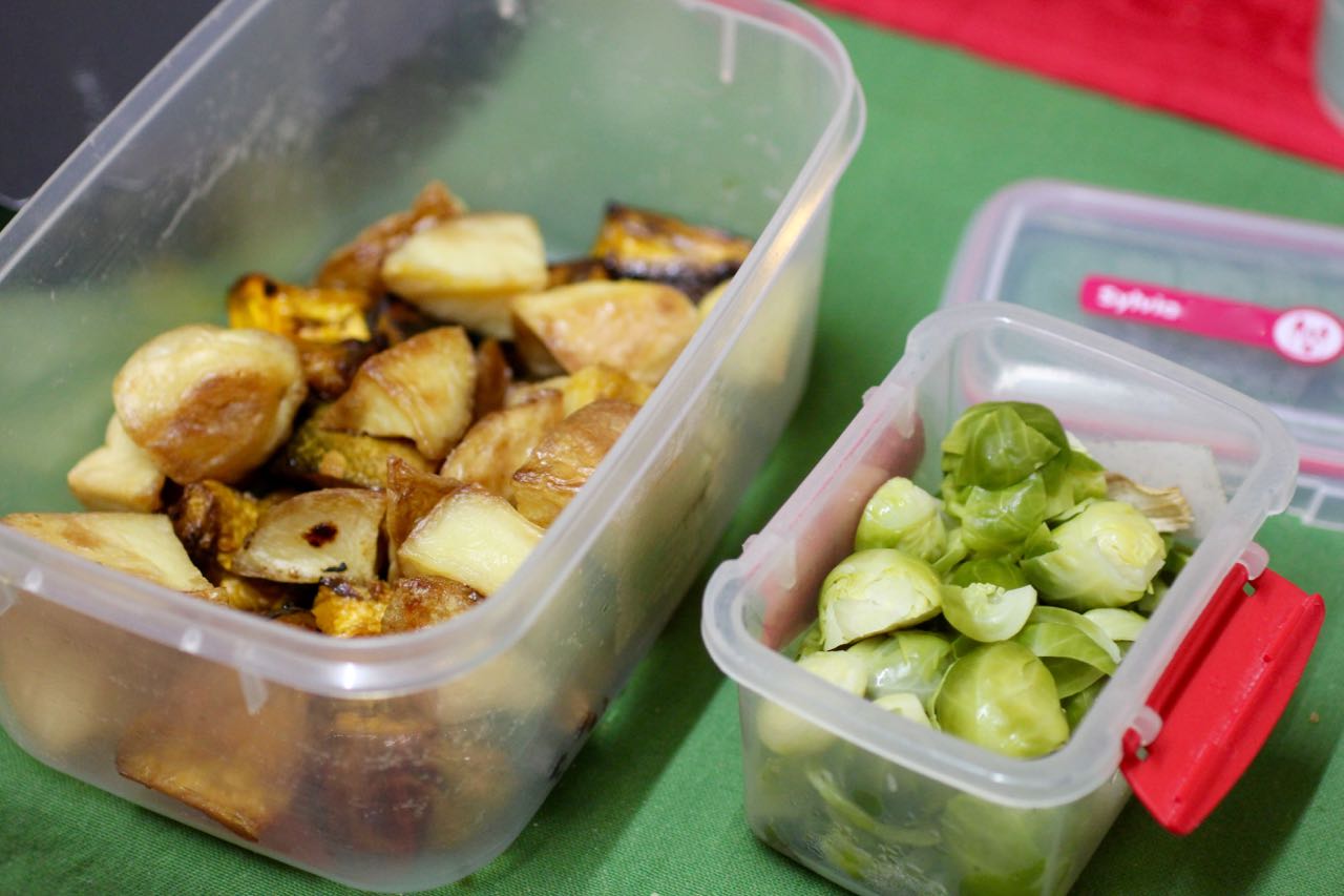 Green Gourmet Giraffe Vegan bubble and squeak frittata for leftovers!