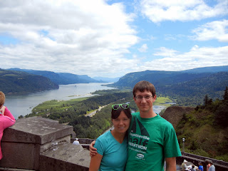 Columbia River Gorge between Oregon and Washington
