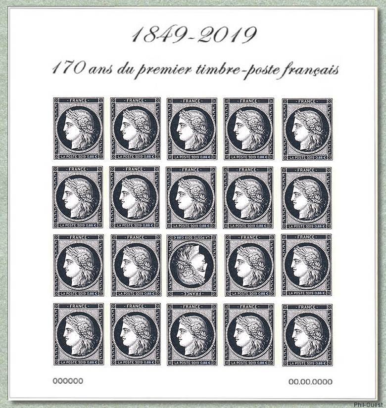 Les beaux timbres français des années