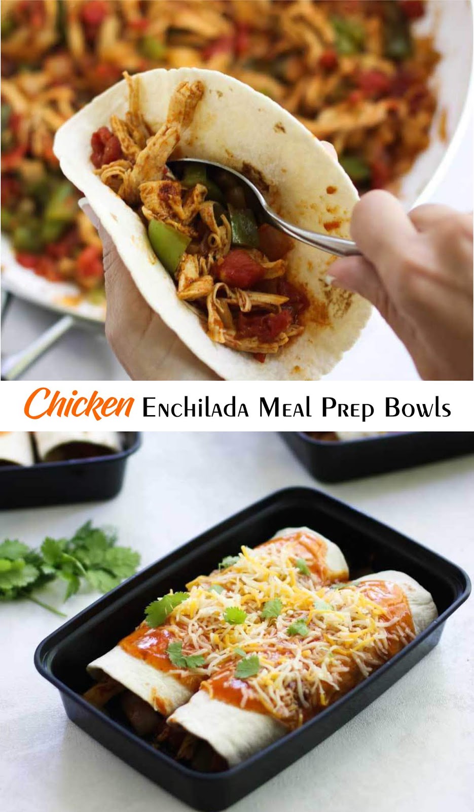 Chicken Enchilada Meal Prep Bowls Extra Ordinary Food