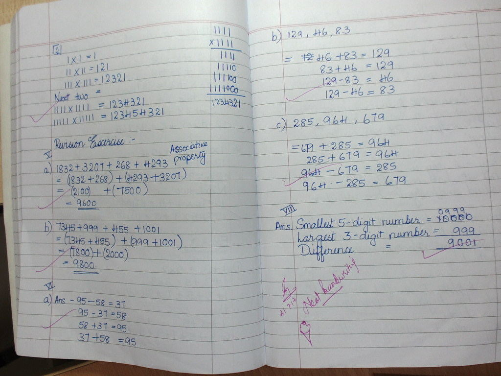 PIS VADODARA STD 6: Grade 6 Math - Whole Numbers