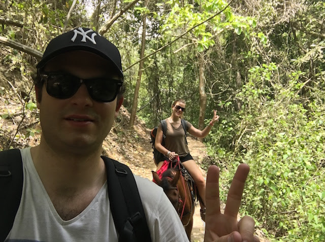 Horse-riding in Tayrona National Park, Colombia