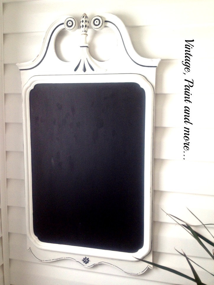 Vintage, Paint and more... old mirror transformed with chalk paint