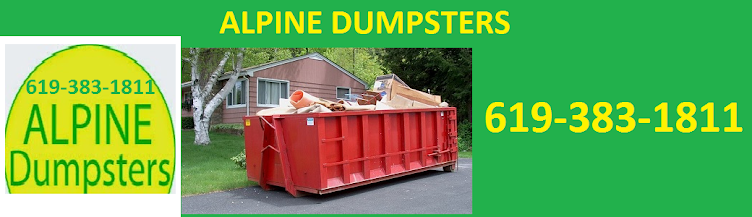 Alpine Dumpsters 619-383-1811