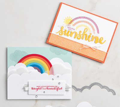 Stampin' Up! 2018 Occasions Catalog: 4 Sunshine & Rainbows Projects + Video