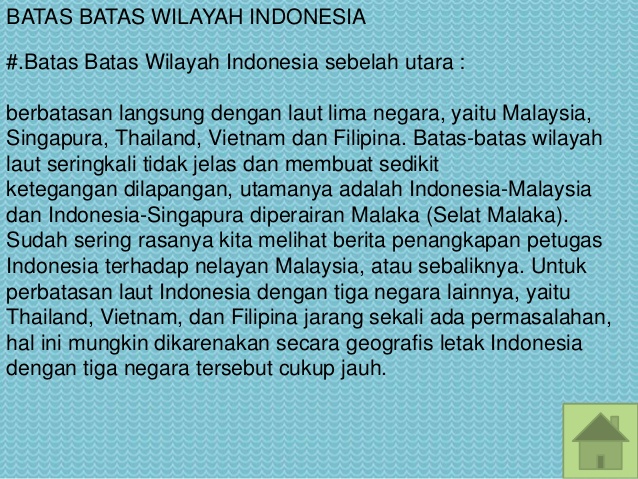 Sebutkan dan Jelaskan Batas Batas Wilayah Negara Indonesia