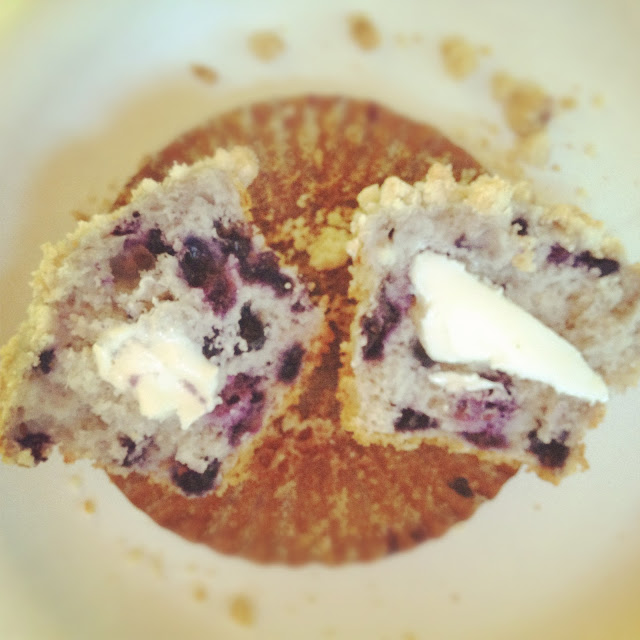 siriously delicious Bisquick Blueberry Muffins with Crumb Topping