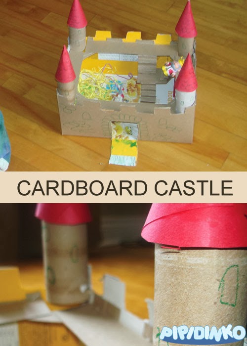 My Life with Pipidinko Easy  DIY  Cardboard  Project  Castle