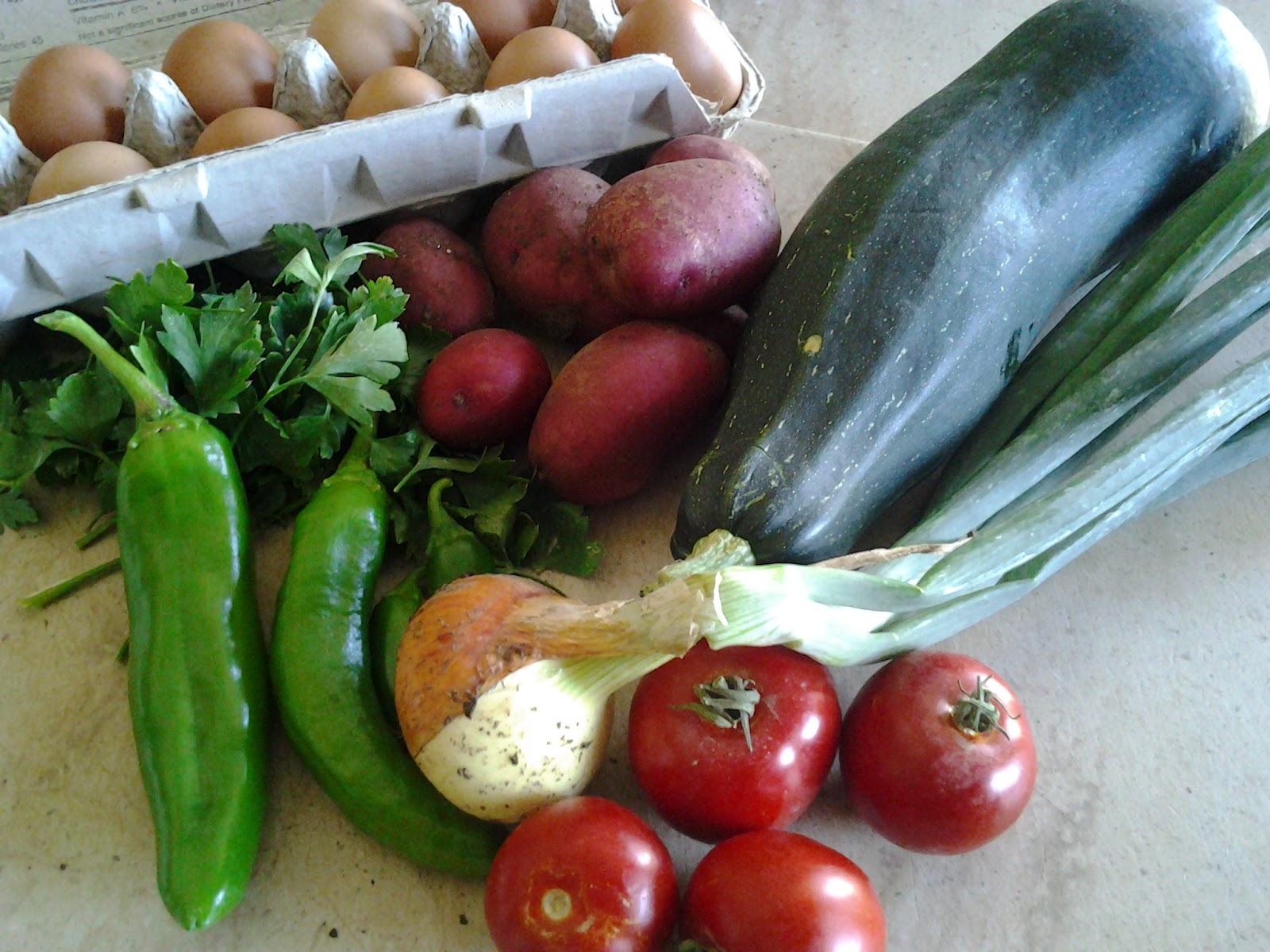 The Organic Suburban Farm Girl: Crustless Garden Vegetable Quiche