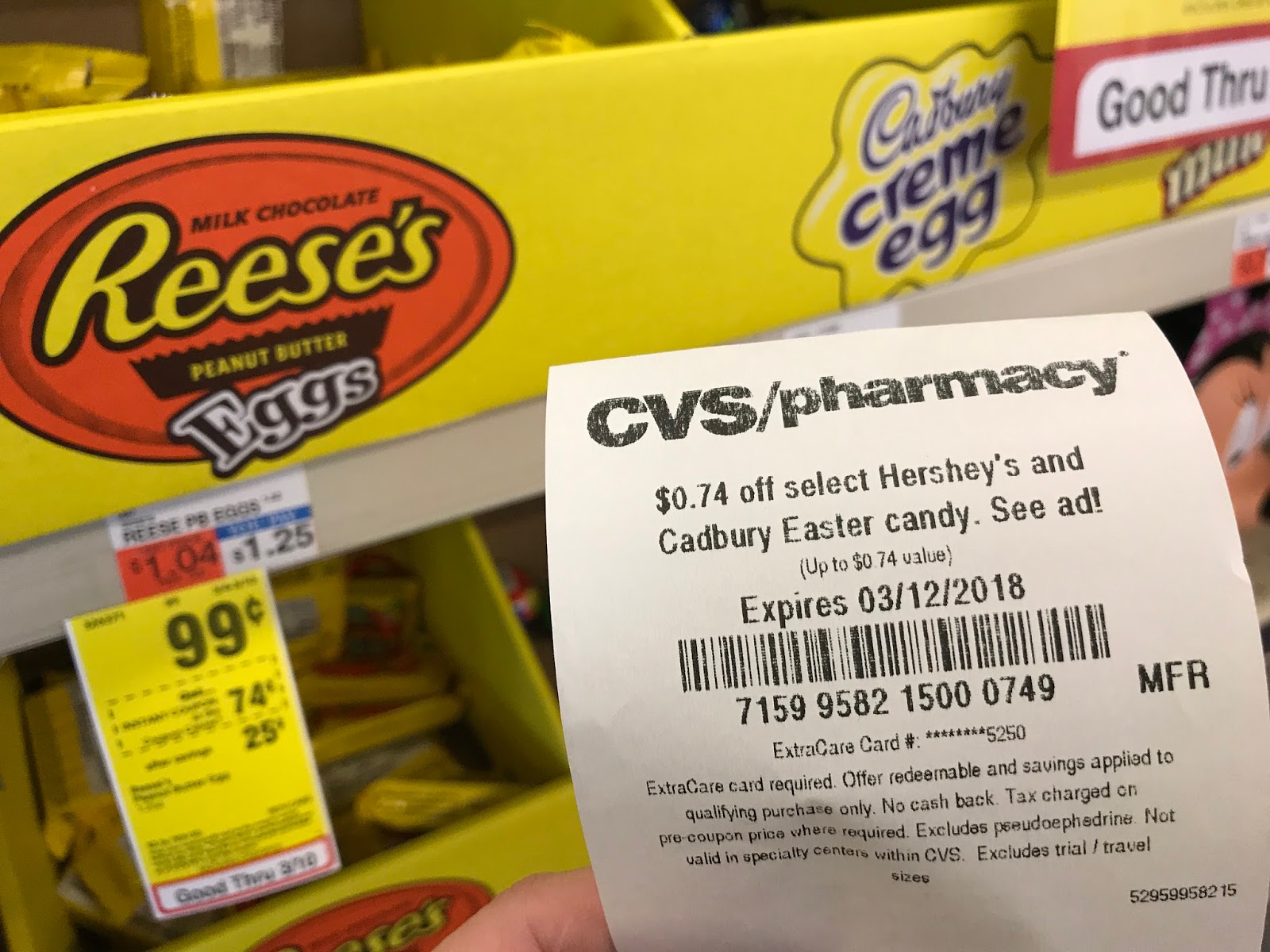 CVS Reese's Peanut Butter Eggs 25 Cents Each (Save 1!)