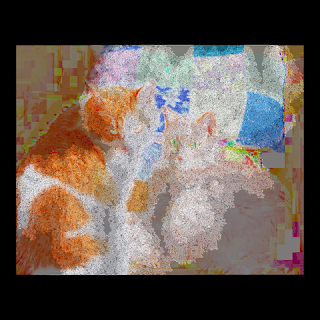 Applying Conway's Game of Life to photo images.