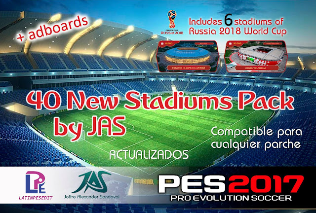 PES 2017 New 40 Stadium Pack