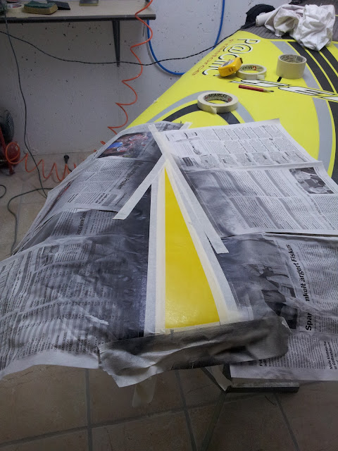 Taller Tablas WindSurf, Surf y Paddle Surf.: Reparación Proa Pacific 135l