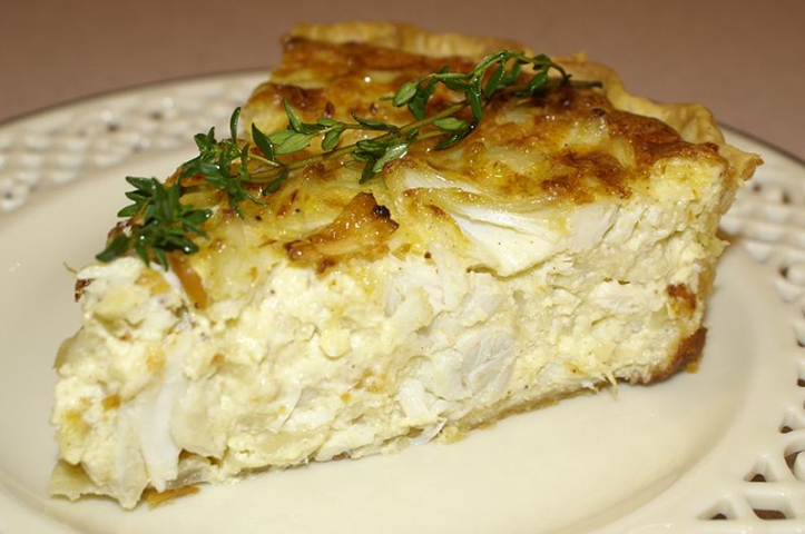 Artists Cooking with Gas: Crab Quiche