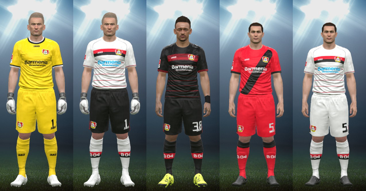 uniforme do bayer leverkusen