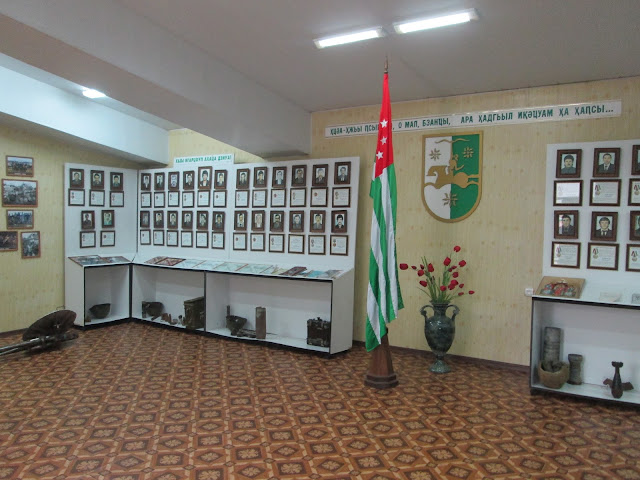 La guerra de Abjasia está presente en prácticamente cada rincón