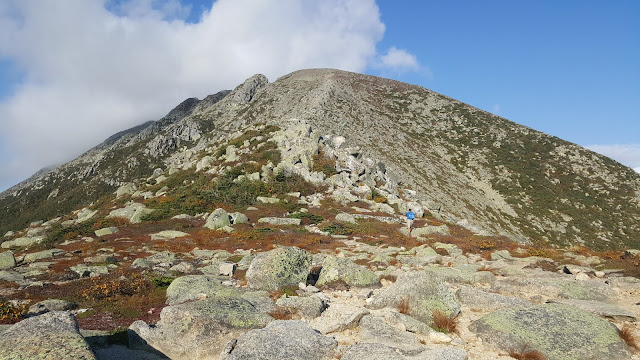Vue à partir du sentier en direction du mont Katahdin