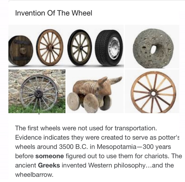 First Ancient Wheel