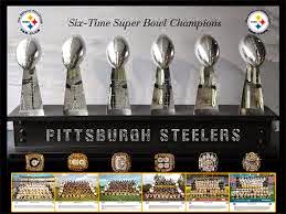 Steelers 6 Super Bowl Trophies