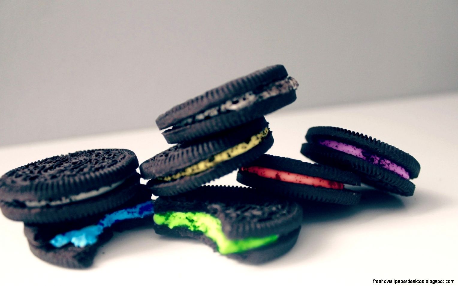 Cookies Cream Color Macro Sweet Dessert 9nI7